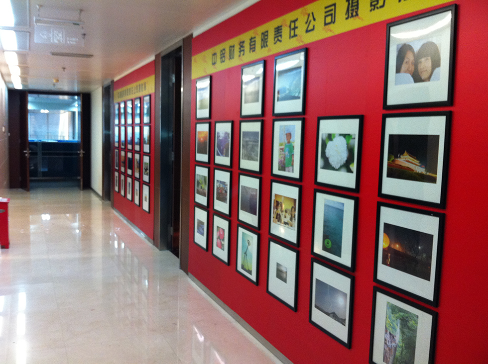 中国铝业，中铝财务企业文化墙，照片墙设计安装